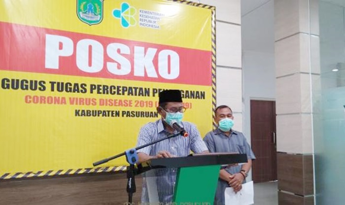 Sekretaris Satgas Covid-19 Kabupaten Pasuruan Anang Saiful Wijaya.