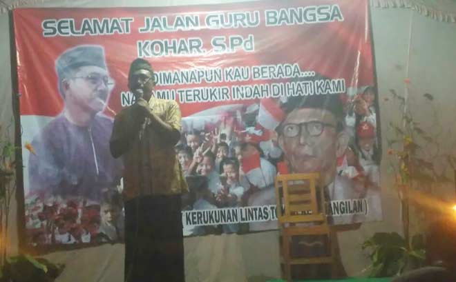 Kohar, mantan Kepala UPTD Bangilan.