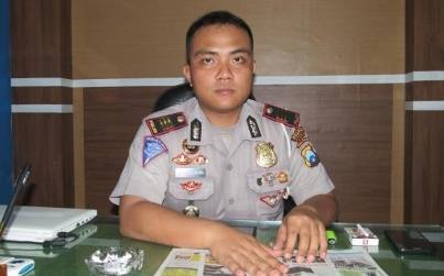 AKP Aditya Kusuma, Kasat Lantas Polres Sampang. foto: bahri/BANGSAONLINE