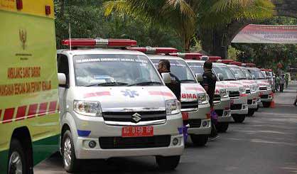 Ambulan TEMS yang siap melayani masyarakat Tulungagung.