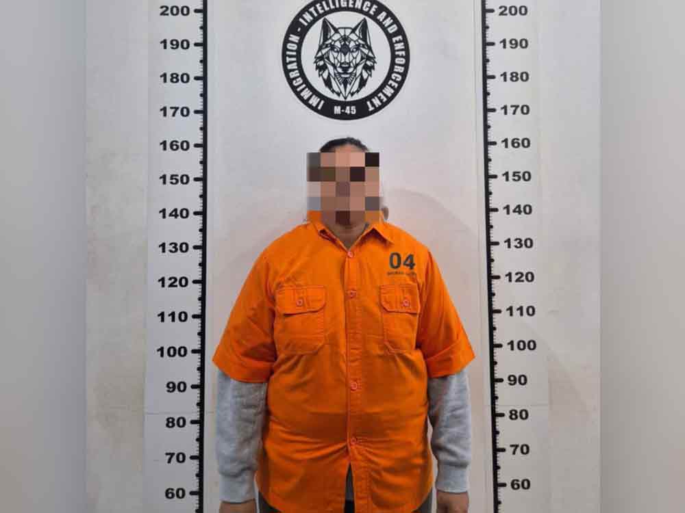 NHH (37) WN Malaysia dideportasi Kantor Imigrasi Blitar. (Ist)