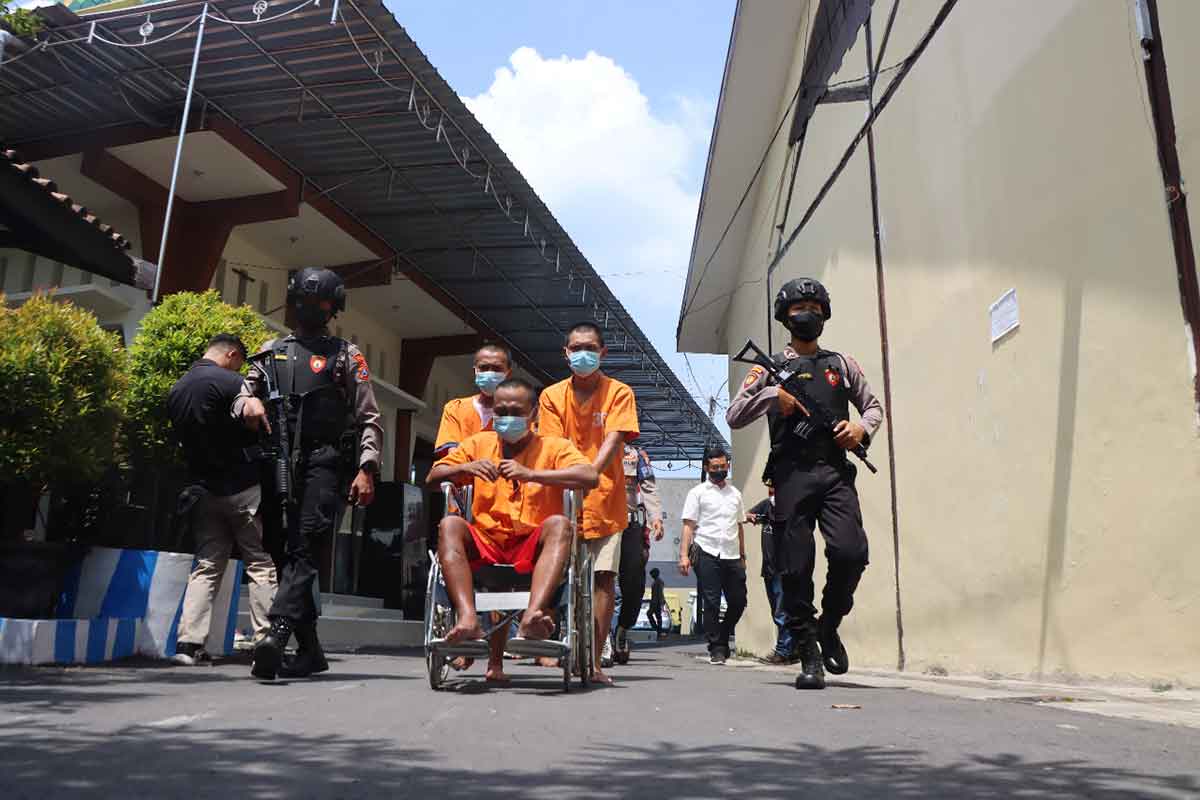 Pelaku curas yang ditangkap Polres Ngawi, Senin (12/12/2022)