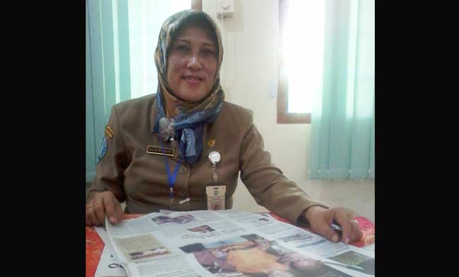 Dra. Lilik Hermiwi, M.Pd, Kepala Sekolah SMAN 1 Ponorogo. foto: BANGSAONLINE