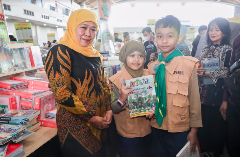 ICBD 2024, Khofifah terus mendorong minat anak untuk gemar membaca buku