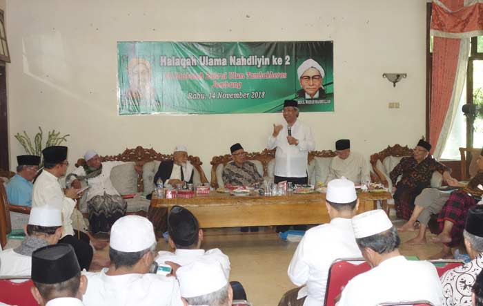 Suasana Halaqoh Dzurriyah Pendiri NU di Pondok Pesantren Tambakberas.