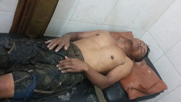 Salah satu korban selamat.