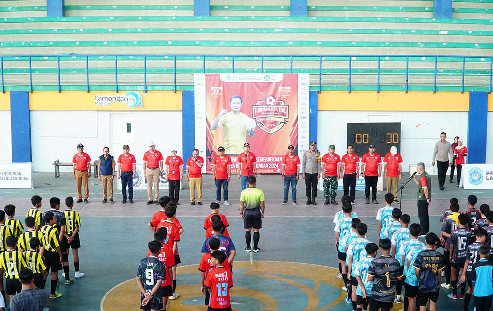 32 Tim Futsal Tingkat SMP/MTs di Lamongan Berebut Piala Bupati
