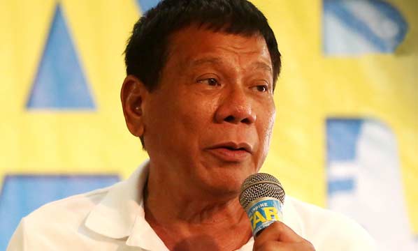 Presiden Filipina Rodrigo Duterte. foto: rappler.com