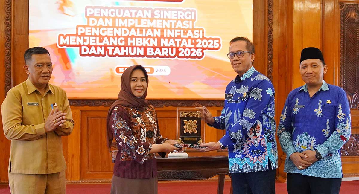 Peluncuran inovasi digital dalam rangka mendukung pengendalian inflasi daerah di Kota Mojokerto.