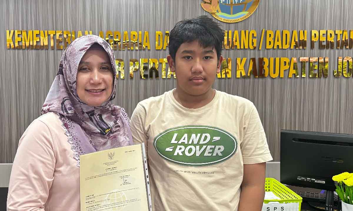 Salah satu masyarakat yang merasakan kemudahan layanan pertanahan terbatas saat libur Lebaran tahun ini. 