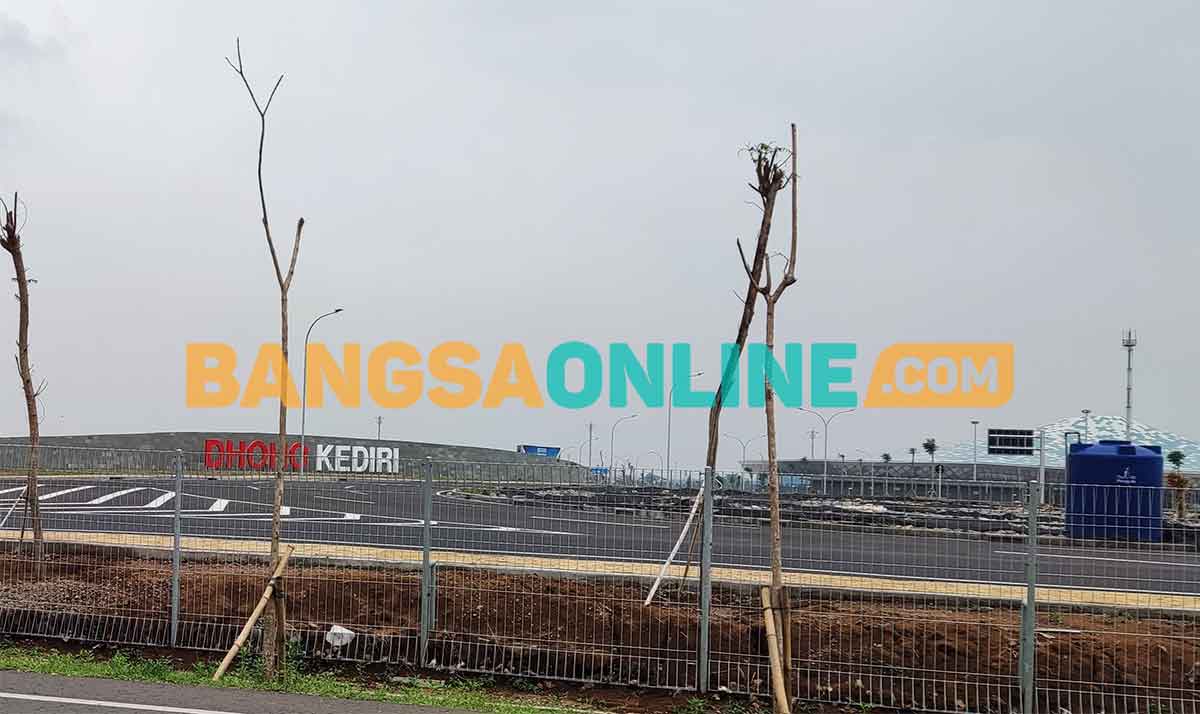 Kawasan Bandara Internasional Dhoho Kediri. Foto: BANGSAONLINE