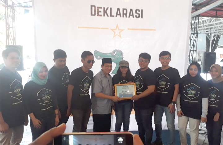 Nurwiyatno mendapat dukungan suara dari generasi milenial Kota Surabaya. foto: DIDI ROSADI/ BANGSAONLINE