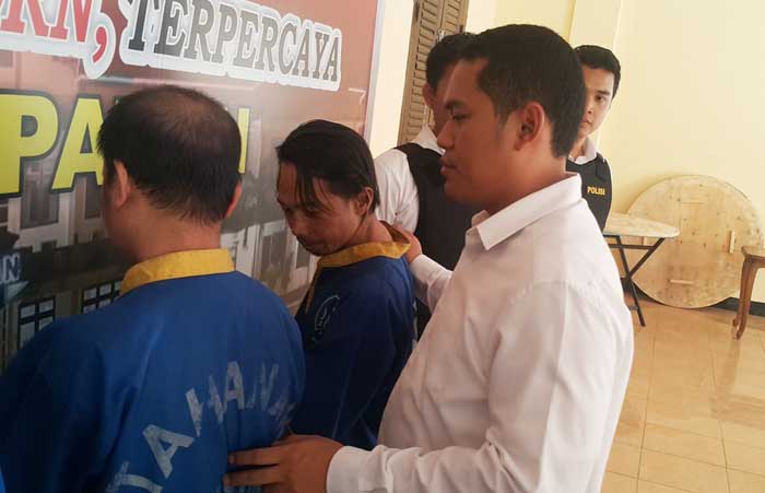 Bandar dan pengepul togel yang ditangkap.