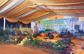 Bupati Malang H Rendra Kresna saat memberikan sambutan. (foto: malangpos)
