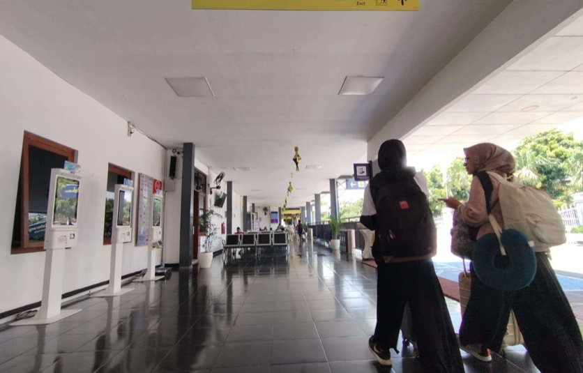 Situasi di Stasiun Madiun pada H-7 lebaran, Rabu (3/4/2024) masih lengang (dok. RRI)