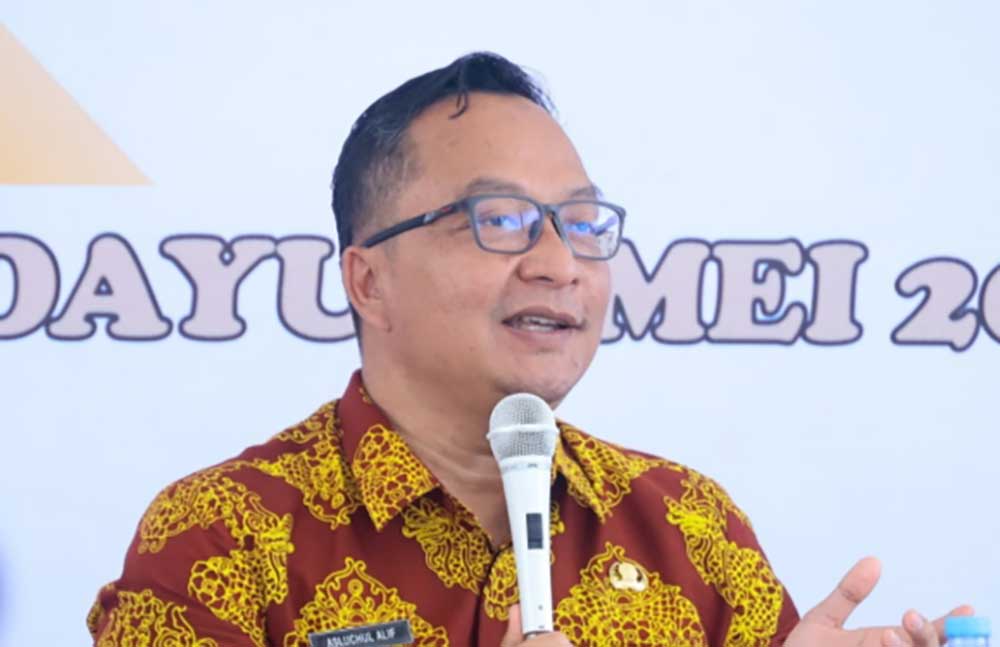 Asluchul Alif, Plt. Bupati Gresik.