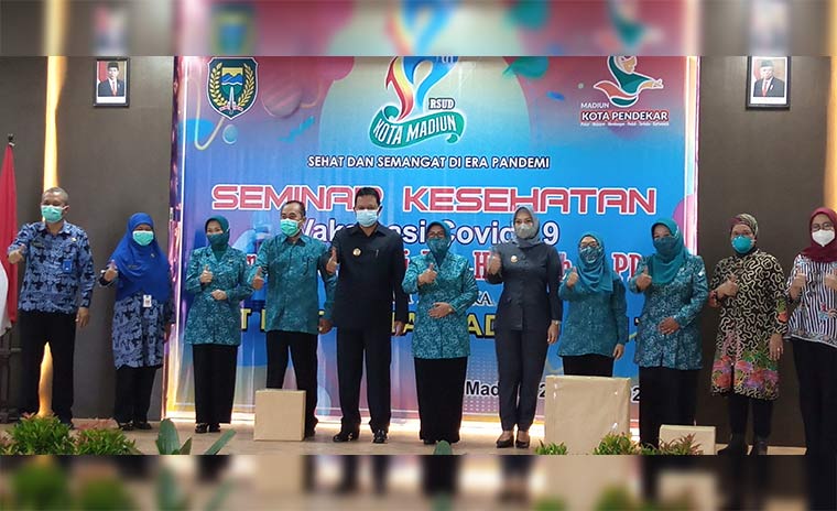 Buka Seminar HUT ke-17 RSUD Kota Madiun, Wali Kota Maidi Berharap Ruang Isolasi Kosong