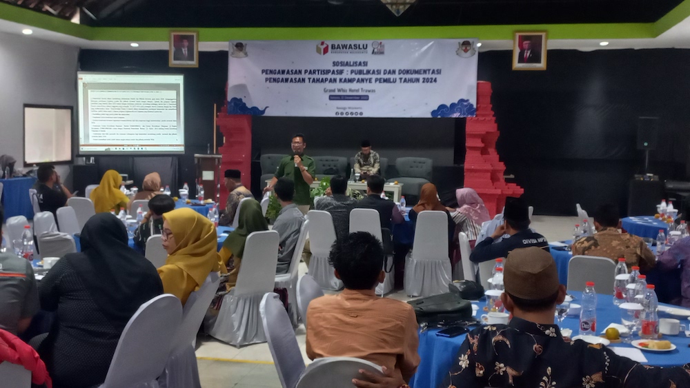 Bawaslu Mojokerto Gelar Pertemuan Ajak Insan Pers Saling Sinergi Demi Pemilu 2024