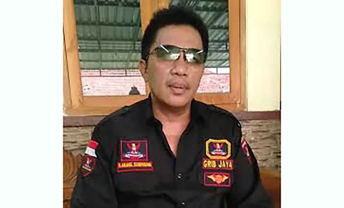 Ketua DPC GRIB Jaya Kota Probolinggo, Anang Sukrisna.