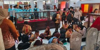 Pameran Benda Purbakala di Museum Anjuk Ladang Nganjuk Diserbu Ribuan Pelajar