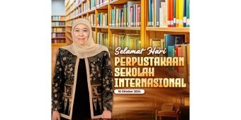 Tingkatkan Literasi Siswa, Khofifah Dorong Inovasi Digital di Perpustakaan