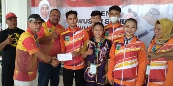 Atlet Wushu Kota Batu Sumbang Medali Emas dan Perak di Porprov Jatim VII