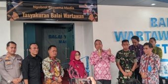 Bupati Magetan Resmikan Balai Wartawan Bertepatan Hari Pers Nasional