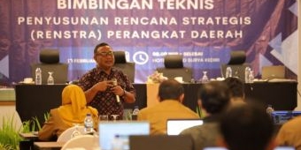 Upayakan Pembangunan Terukur, Bappeda dan Inspektorat Kota Kediri Gelar Bimtek Penyusunan Renstra