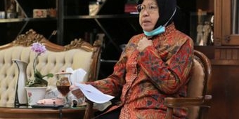 Jangan Sampai Anak-Anak Dicekoki Khilafah, Pesan Bu Risma saat Buka Muskercab III NU Surabaya 