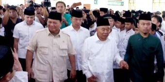 Kunjungi Ponpes Amanatul Ummah, Menhan Prabowo Kagum Prestasi Pendidikannya