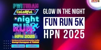 Peringati HPN 2025, PWI Tuban Bakal Gelar Colourful Night Run di Tengah Kota