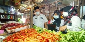 Pastikan Sembako Aman, Satgas Pangan Pasuruan Sidak Sejumlah Pasar