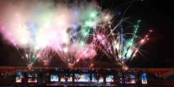 Semarak Closing Ceremony Porprov IX Jatim 2025 di Stadion Kanjuruhan