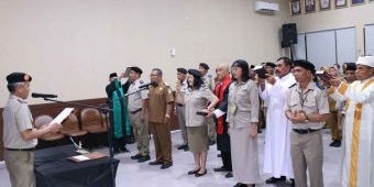 Kantah Kabupaten Pasuruan Laksanakan Pengangkatan Sumpah Panitia Ajudikasi dan Satuan Tugas PTSL 202