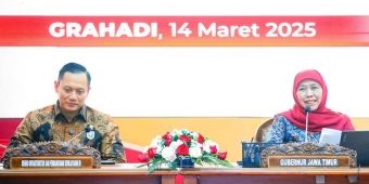 Rakor Ketahan Pangan, Khofifah Optimis Jatim Pertahankan Produksi Beras Tertinggi Nasional di 2025