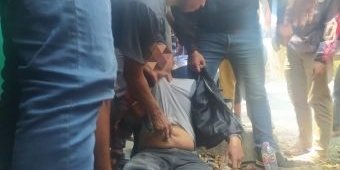 Tepergok Gasak Motor di Lamongan, Warga Surabaya Babak Belur Dihajar Massa, Rekannya Kabur