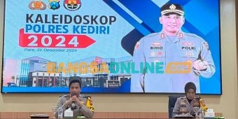 Rilis Akhir 2024 Polres Kediri: Penanganan Kasus Narkoba Naik Dari Tahun Sebelumnya