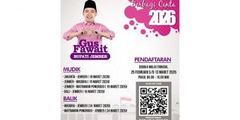 Kabar Gembira! Pendaftaran Mudik Gratis Jember 2026 Dibuka Besok, Cek Rute dan Cara Daftarnya