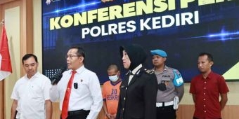 Polisi Tahan Pelaku KDRT di Kediri