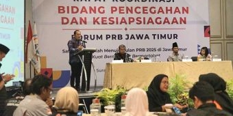 Rakor FPRB Jatim, Kalaksa BPBD Ajak Relawan Rancang Aksi Bermanfaat untuk Bulan PRB 2025