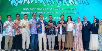 Sambut Kapolres Baru, Bupati Gresik Apresiasi Dedikasi AKBP Rovan