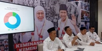 TPP Khofifah-Emil Umumkan Real Count dari 51.940 TPS di Jatim: Menang 60,41 Persen