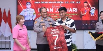 Kapolres Ngawi Apresiasi Irfan Jauhari Timnas U-22 Peraih Medali Emas Sea Games 2023