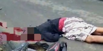 Pemuda Warga Sampang Tewas Akibat Laka Hendak Salip Mobil Bak di Robatal