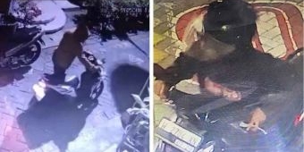 Curanmor di Surabaya, Pelaku Terekam CCTV Kampung