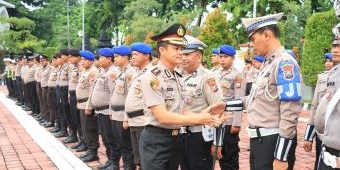 Apel Terakhir Kapolres Gresik, AKBP Rovan Promosi ke Divpropam Mabes Polri