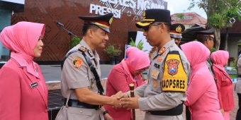 Polres Ngawi Gelar Sertijab Wakapolres, Kasatresnarkoba dan Kapolsek Ngrambe