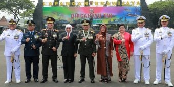 HUT ke-77 TNI, Khofifah Yakin Peran TNI Mampu Buat Indonesia Pulih Lebih Cepat, Bangkit Lebih Kuat