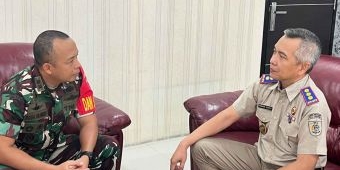 Perkuat Sinergi Antarlembaga, Dandim 0819 Silaturahmi ke Kantah Kabupaten Pasuruan