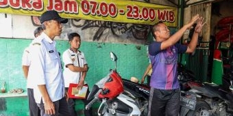 Respons Keluhan Masyarakat, Disperdagin Kota Kediri Sidak Bengkel